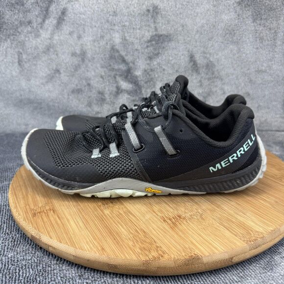 Merrell Shoes Womens Size 9.5 Black Gray Trail Running Vibram Low Top J135384 - Picture 3 of 10
